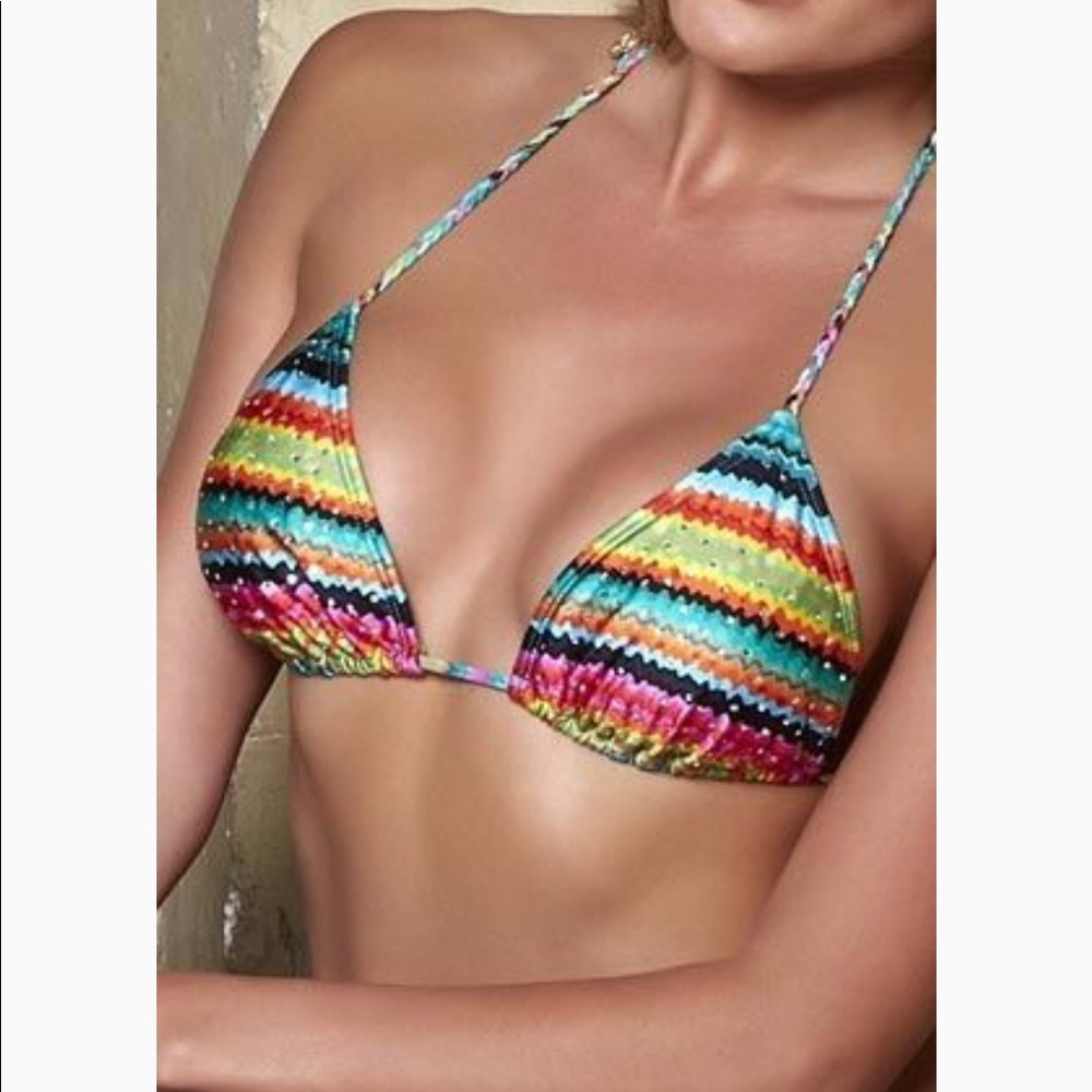 Luli Fama Cristallized Triangle Top (NWT)